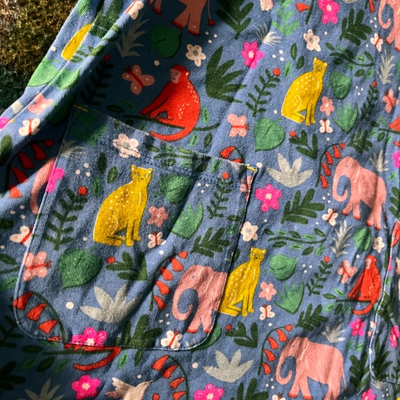 Mini Boden Girls Colourful Pocket Summer Tunic Dress Indian Garden (size 11-12) - Picture 4 of 8